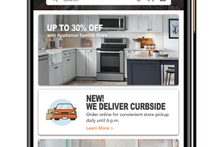 Home Depot App ( UX Design )