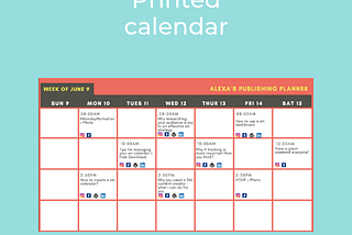 How to Create a Social Media Calendar: Tips, Apps, Templates