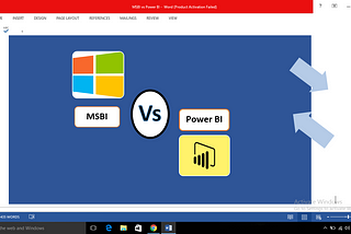 MSBI vs. Power BI: What is the difference?