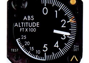 What is the use of a radar altimeter?