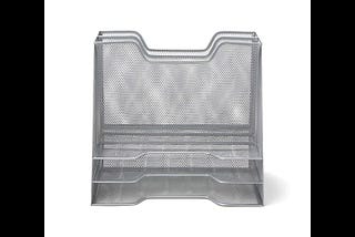 mind-reader-5-compartment-mesh-desk-storage-organizer-silver-1