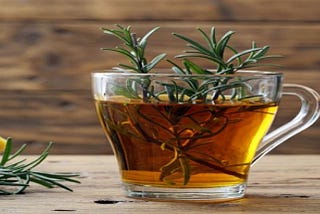 Figure shows a medicinal plant named rosemary.