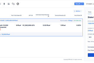 RFUEL Staking Guide on ETH Chain