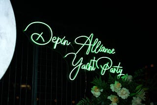 Sailing to Success: A Night to Remember of DePIN Alliance Yacht Party