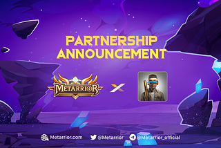 METARRIOR x Крас из Метаверс: A NEW TRUSTED PARTNER CONFIRMED