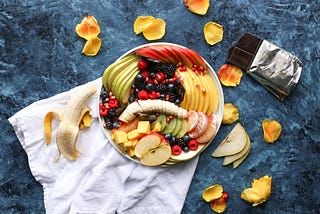 Plate of fruit