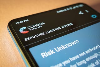 Mobile app assessing risk of exposure to COVID-19