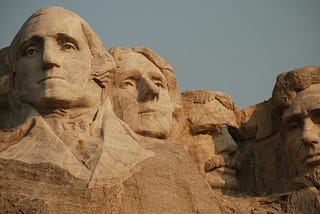 Picture of Mt Rushmore for article on Joe Biden
