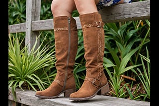 Brown-Suede-Knee-High-Boots-1