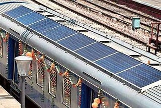 Renewable resources in Indian Railways for a clean and green environment