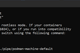Setting up podman and a comparison with docker.