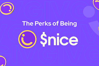 The Perks of Being $nice — Support Giveth and Earn Rewards!