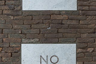 The Power of Saying No