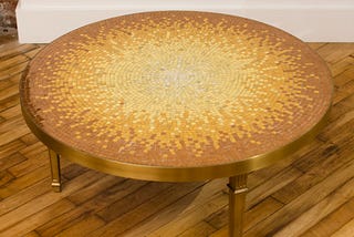 Brighten up a room and your mood with Vintage, Mid-century, or Modern Coffee Table.