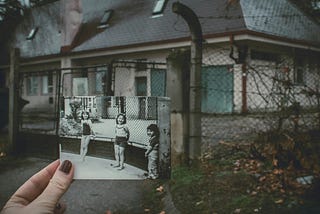 photo of childhood against what used to be