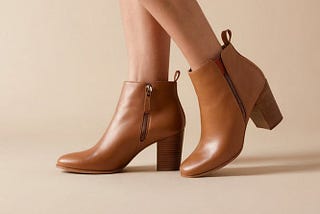 Tan-Booties-Block-Heel-1