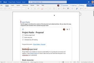 Microsoft Loop components in Word Online and Microsoft Whiteboard — Modern Work Mentor