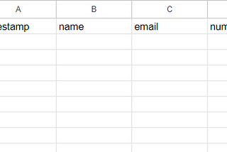HTML form to Google Sheets