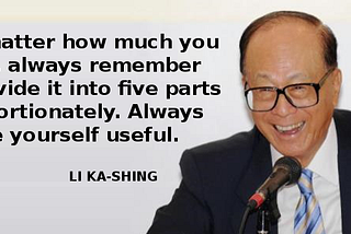 4 ways if you aspire to be rich like Li Ka-Shing