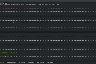 Ansible playbook that will update the Container IP (dynamically inventory) and Configure Webserver…