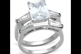 womens-stainless-steel-wedding-ring-with-rectangular-cubic-zirconia-size-7-clear-1