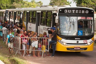 Ônibus belenense: Andando no latão
