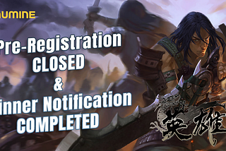 Conclusion of Hero-online CBT Pre-Registration and Winner Notification Completed