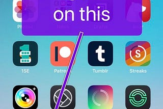 📱 Long-tap the iOS screenshot preview to immediately share it