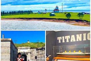 Take the ferry from Prince Edward Island to Nova Scotia to go to Halifax to explore the Citadel…