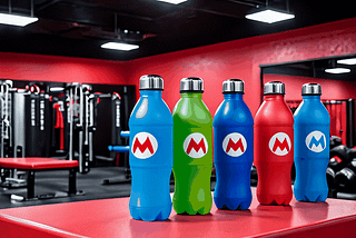 Super Mario Water Bottles-1