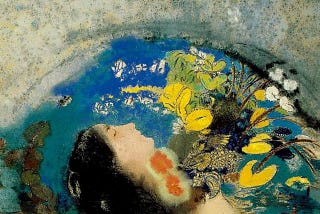 painting Ophelia, 1900–1905 by Odilon Redon