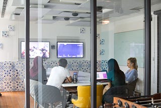 Picture of people inside a meeting room