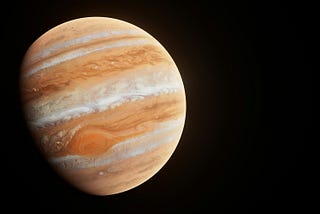 An image of planet Jupiter