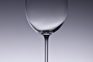 The empty glass