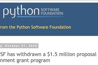 Python Foundation Rejects $1.5M NSF Grant — Refuses to Ditch DEI for Funding