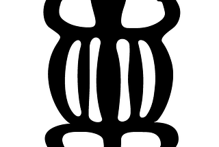 Adinkra Symbol for Denkyem