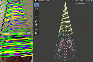 A WebAR AI Christmas Tree Example
