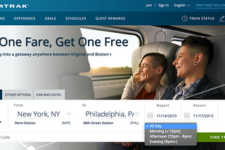 UX Case Study: Redesigning Amtrak Experience