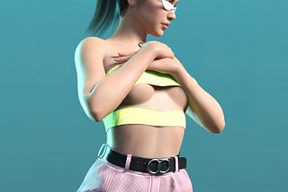 Intimate apparel inspired costume in game characters’ apparel design
