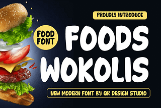 Foods Wokolis Font