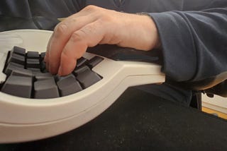 Parking my palms while typing