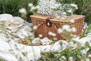 Photo of a picnic basket by Evangelina Silina on Unsplash