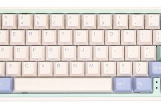 Varmilo Minilo VXT67 Eucalyptus 65% Hotswap Triple Mode RGB Mechanical Keyboard | Image