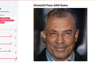 Build an app to synthesize photorealistic faces using TensorFlow and Streamlit