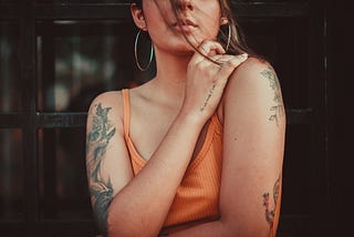 The Girl With The Binary Tattoos