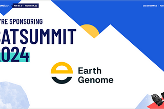 See Earth Genome at SatSummit