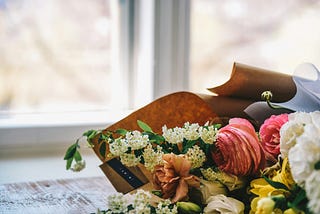 A bouquet of flowers