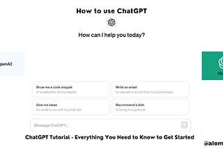 How to use ChatGPT