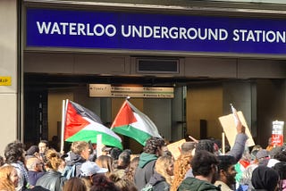 Pro-Palestine Sit-In at Waterloo Station Left Me Crying