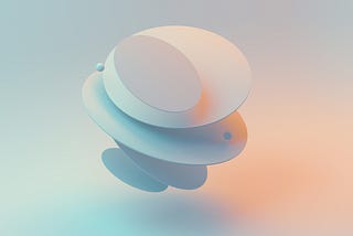 round forms in pastel